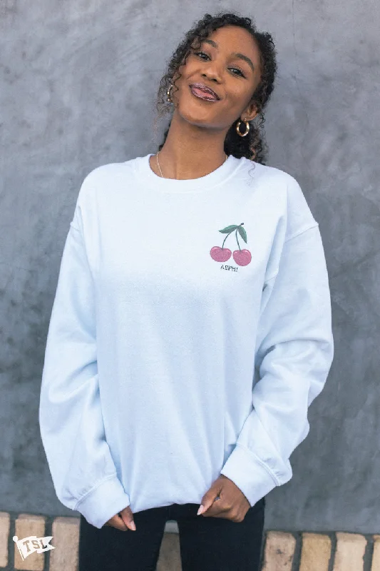 Alpha Epsilon Phi Cherry Crewneck