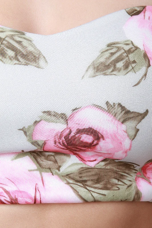 Roses Scuba Tube Top