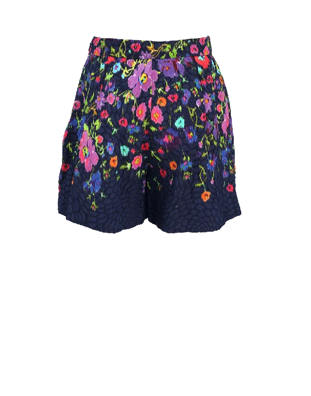 Floral Cloque Shorts