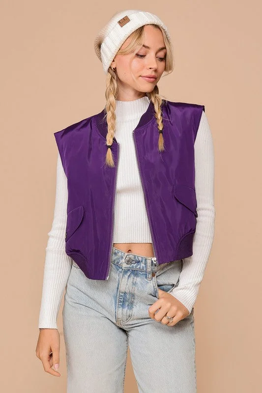 Tchoup Vest in Purple