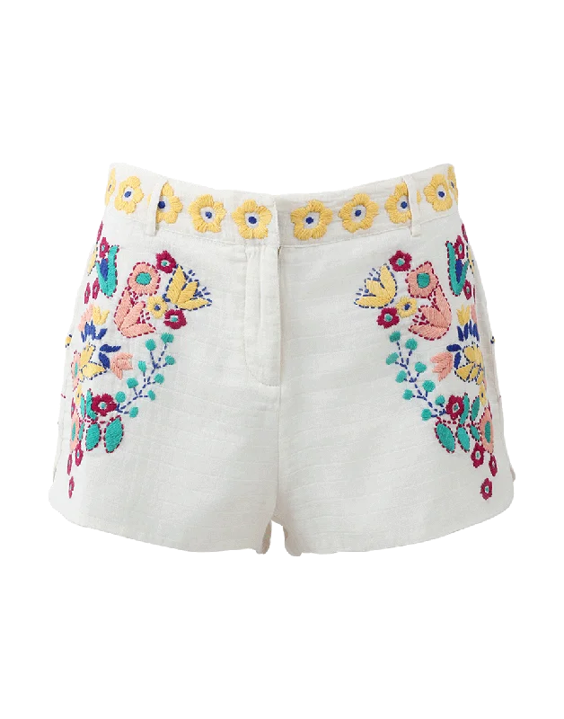 Alyssa Embroidered Shorts