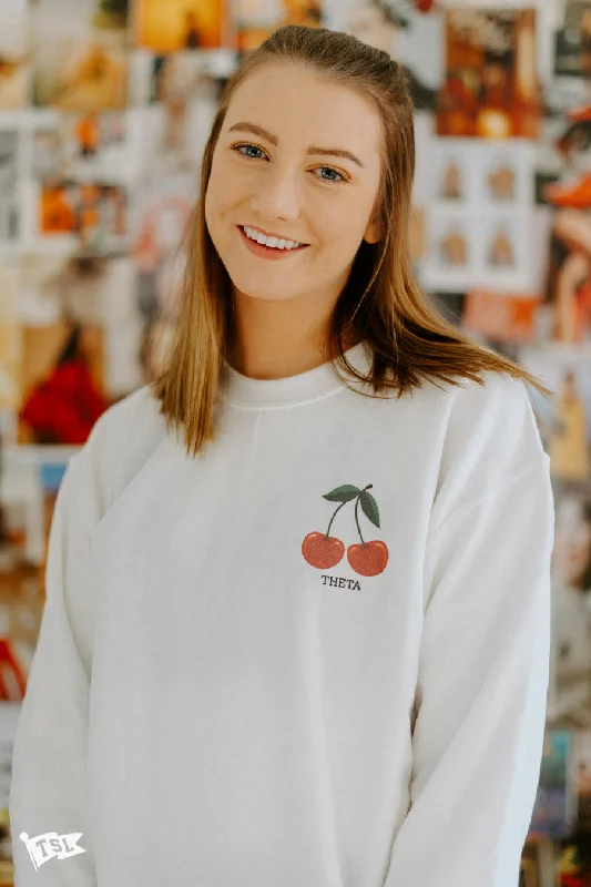 Kappa Alpha Theta Cherry Crewneck