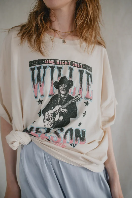 The Willie Nelson One Night Only OS Tee by Daydreamer