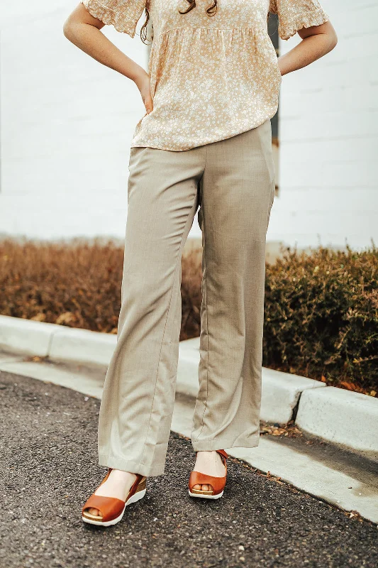 Ladies Premier Pull-On Pant Cobblestone