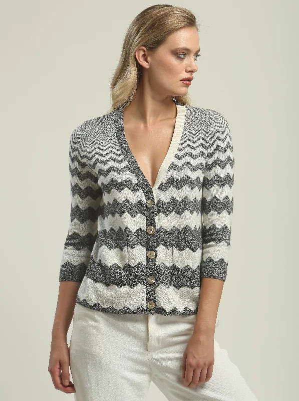 Zig Zag Cardigan