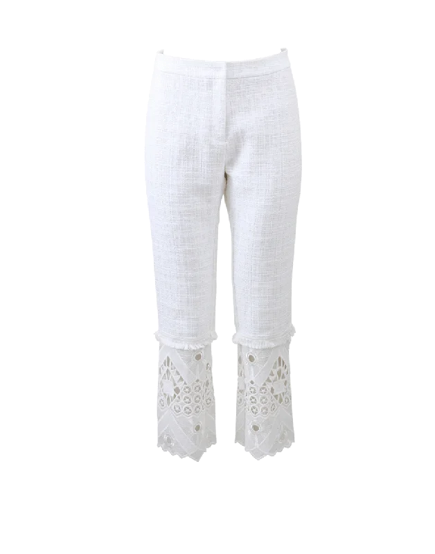 Nathan Crochet Tweed Pant