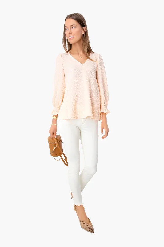 Peach Easton Blouse