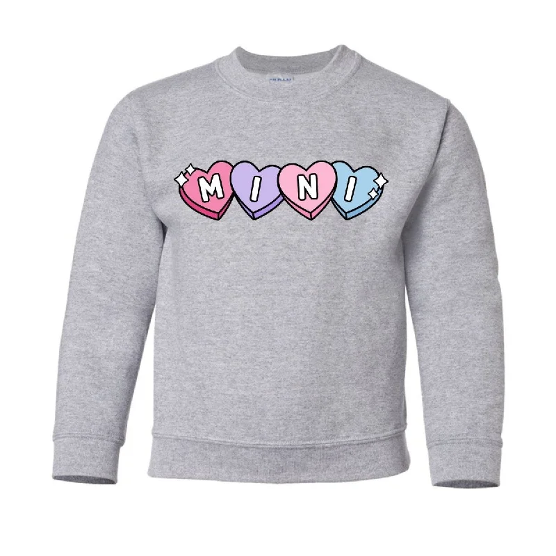 Kids 'Candy Hearts Mini' Crewneck Sweatshirt