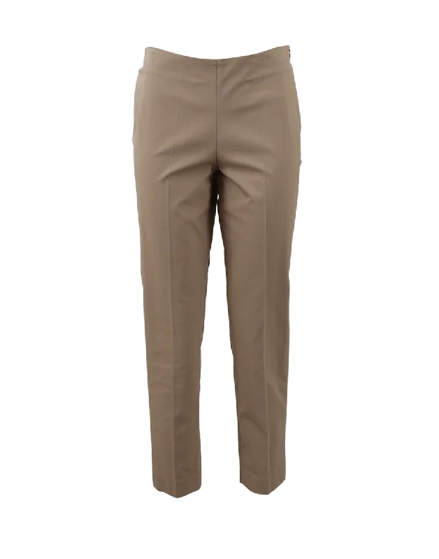 Cotton Side Zip Pant