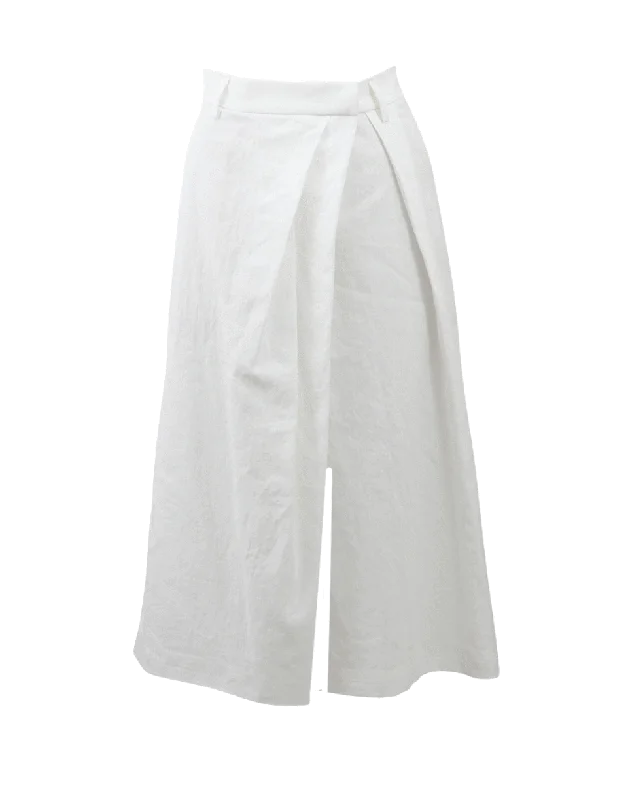 Cross Over Pleated Culotte