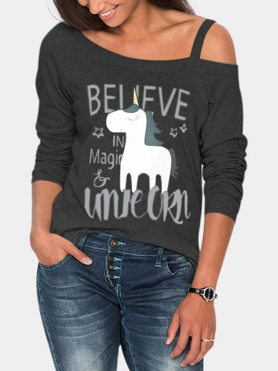 Custom Asymmetrical Printed Cut Out Long Sleeve T-Shirts