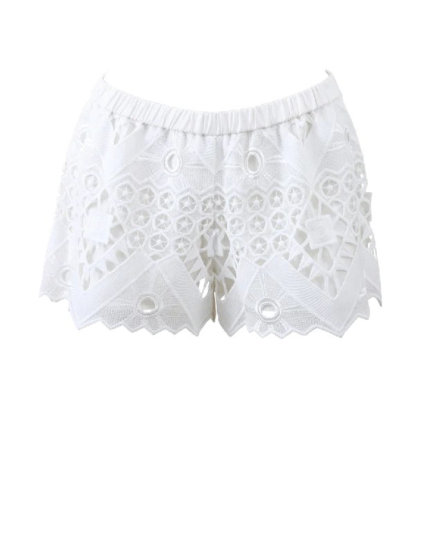 Gillian Crochet Shorts