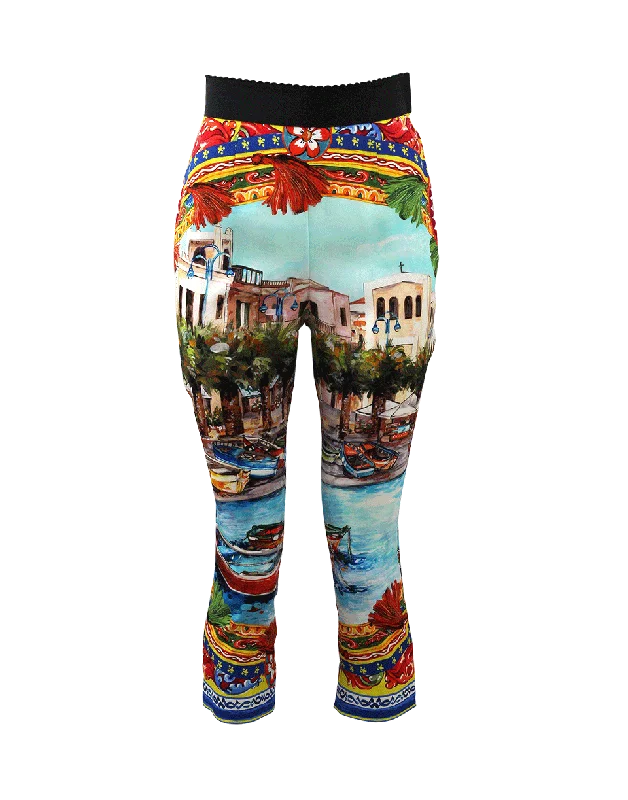 Stretch Italian Print Legging