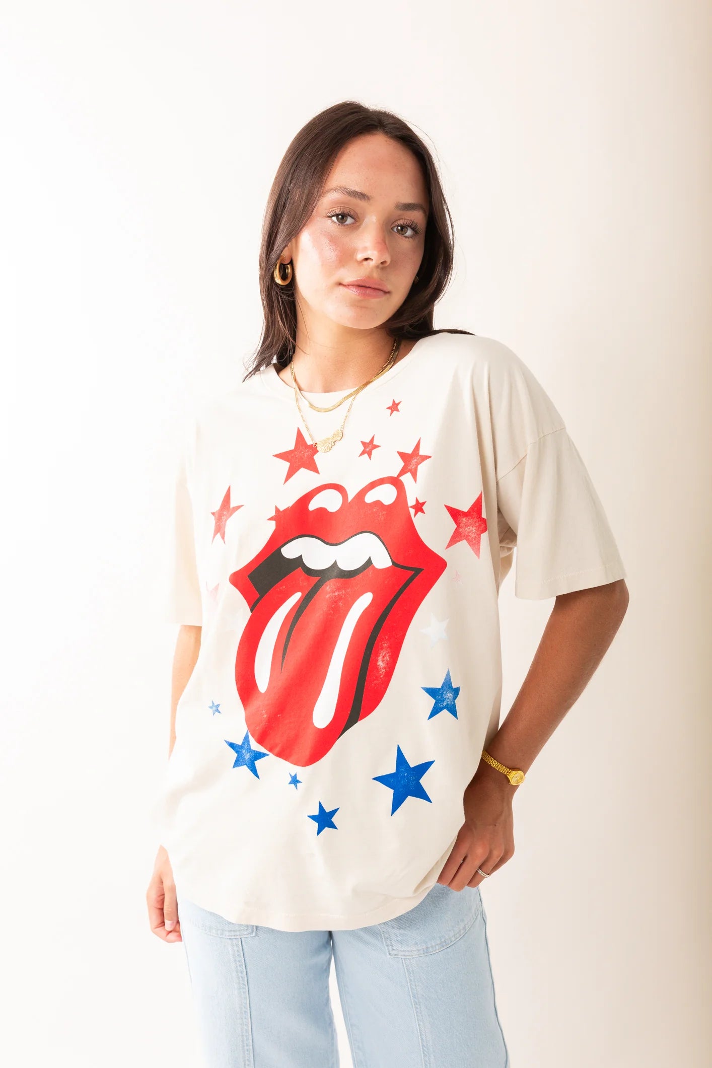 The Rolling Stones Stars Merch Tee by Daydreamer