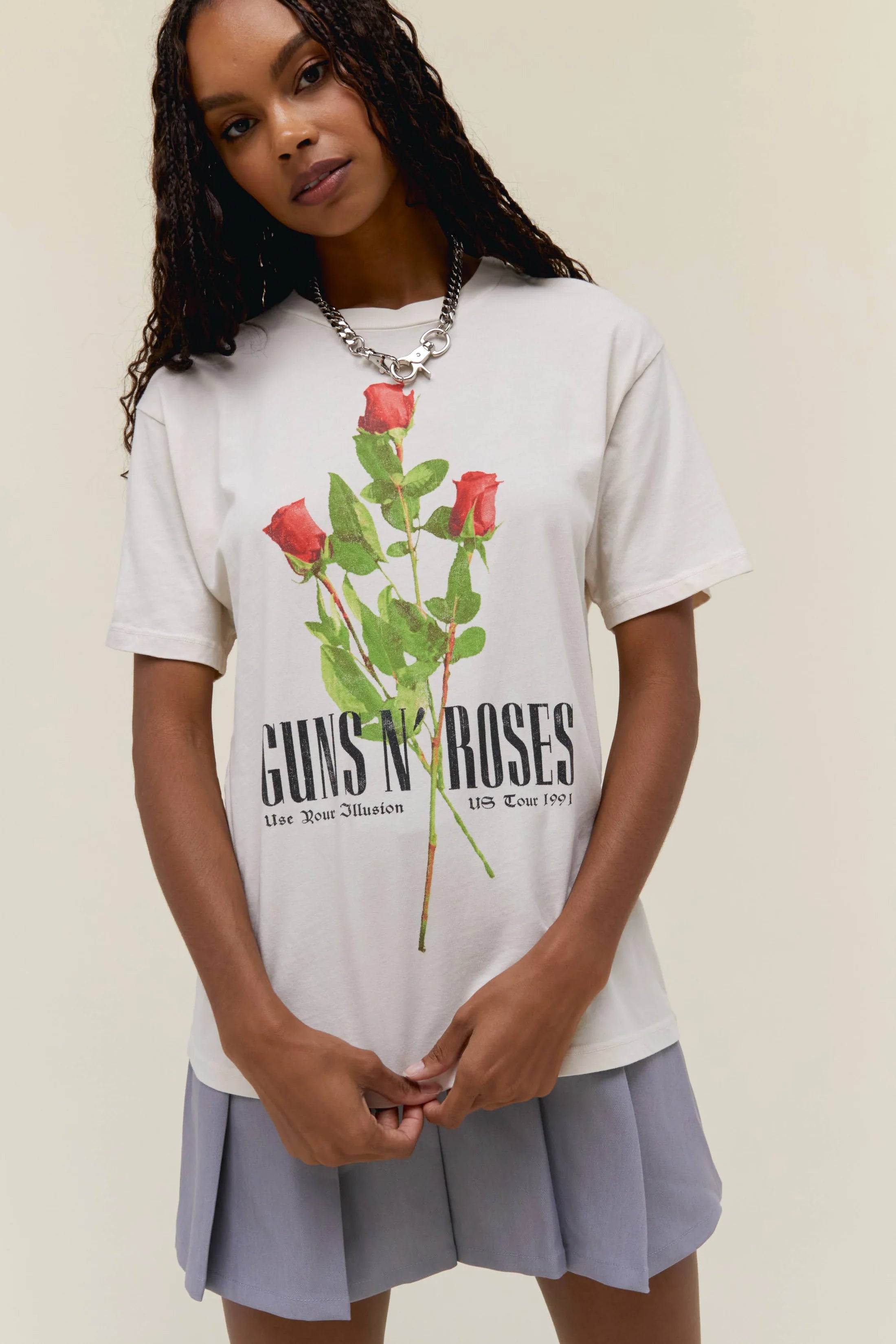 The Guns N' Roses Use Your Illusion Roses Weekend Tee by Daydreamer