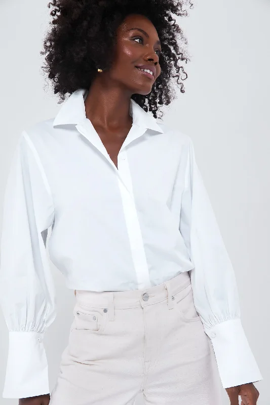 White Cotton Britwell Blouse