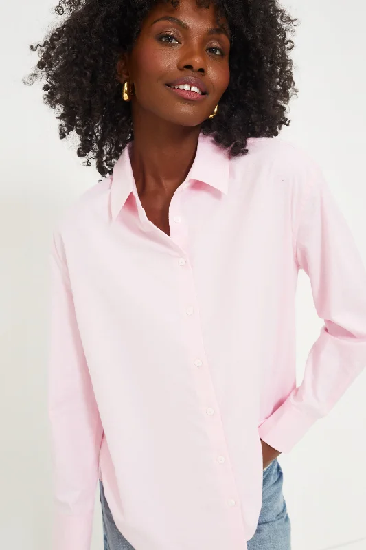 Pink Lightweight Oxford Nadine Boyfriend Button Down