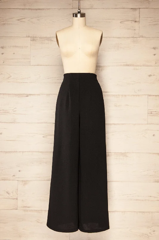 Minasia Black | High-Waisted Wide Leg Pants