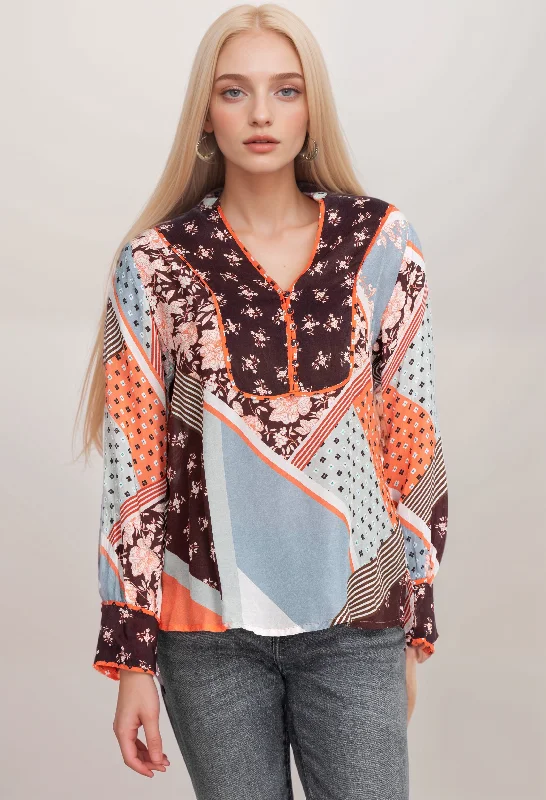 Johnny Was Roslyn Toni Blouse C15222B6 Boho Chic